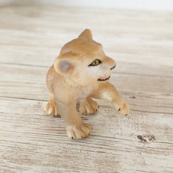 Schleich Lion Cub 2003 Retired Wildlife Figure 14330 Savanna Predator Wild Cat - Picture 10 of 11
